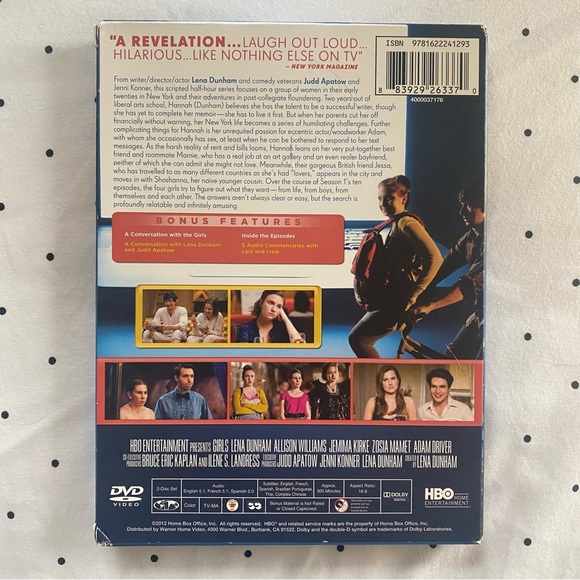HBO’s Girls Season 1 and Season 2 DVDs - Picture 3 of 10